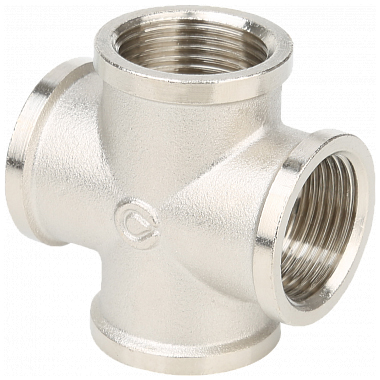 Крестовина ВР-ВР-ВР-ВР, никелированная Gappo G2216.06 1" уп. 1 шт. - gappo-rus.ru