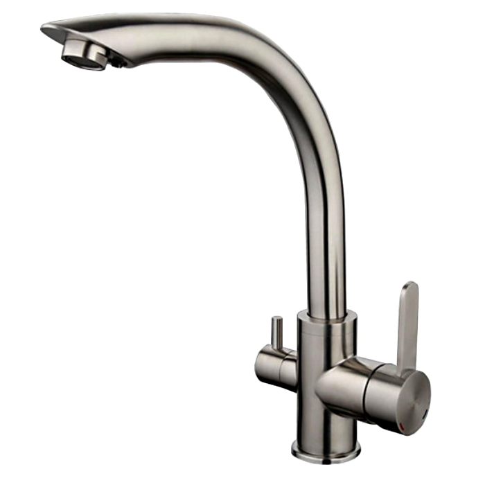 Смеситель для кухни со встроенным фильтром (краном) под питьевую воду Gappo G4399 - gappo-rus.ru