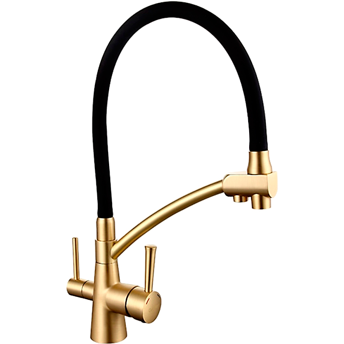 Смеситель для кухни с гибким изливом Gappo G4398-1 - gappo-rus.ru