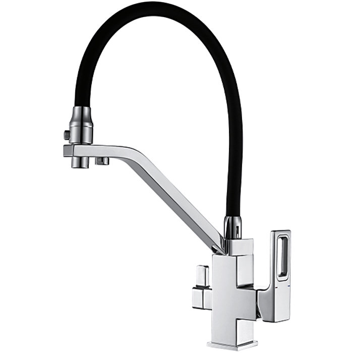 Смеситель для кухни со встроенным фильтром (краном) под питьевую воду Gappo G4318 - gappo-rus.ru