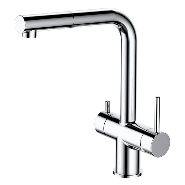 Смеситель для кухни со встроенным фильтром (краном) под питьевую воду Gappo G4397-70 - gappo-rus.ru