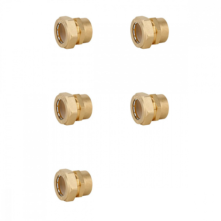 Муфта обжимная прямая с внутренней резьбой Gappo G1251.2506 25х1" уп. 5 шт. - gappo-rus.ru