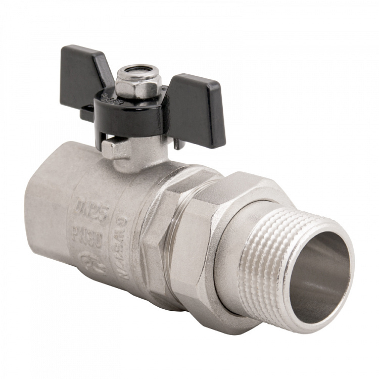 Кран шаровой с американкой полнопроходной ВР-НР Gappo G219.04 1/2"x1/2" - gappo-rus.ru