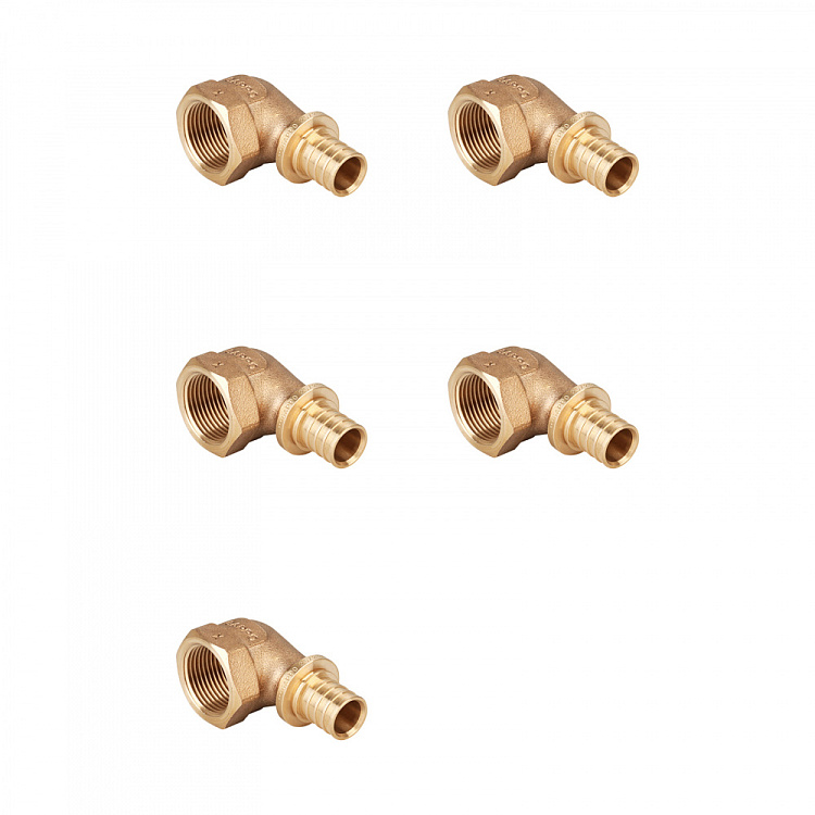 Угольник-переходник с внутренней резьбой бронзовый Gappo G2311.2506 25-Rp1" уп. 5 шт. - gappo-rus.ru