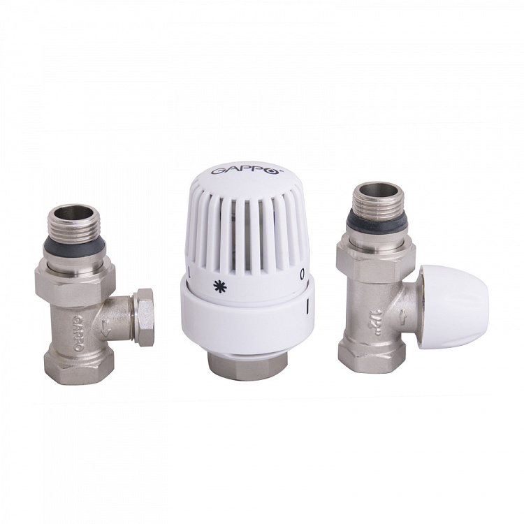 Комплект терморегулирующий прямой ВР-НР радиаторный Gappo G460 1/2" - gappo-rus.ru