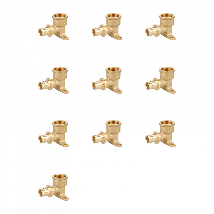 Угольник настенный с внутренней резьбой латунный Gappo G1312.2004 20-Rp1/2" уп. 10 шт. - gappo-rus.ru