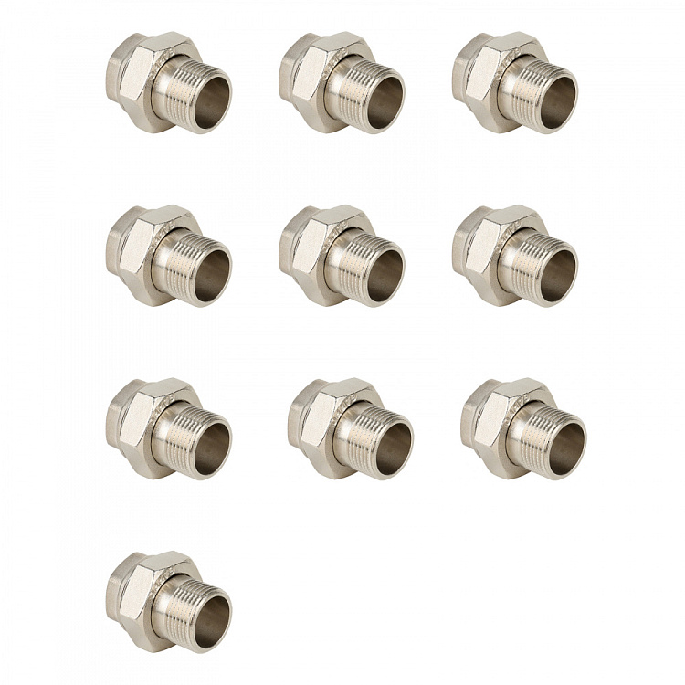 Американка прямая ВР-НР, никелированная Gappo G2226.04 1/2" уп. 10 шт. - gappo-rus.ru