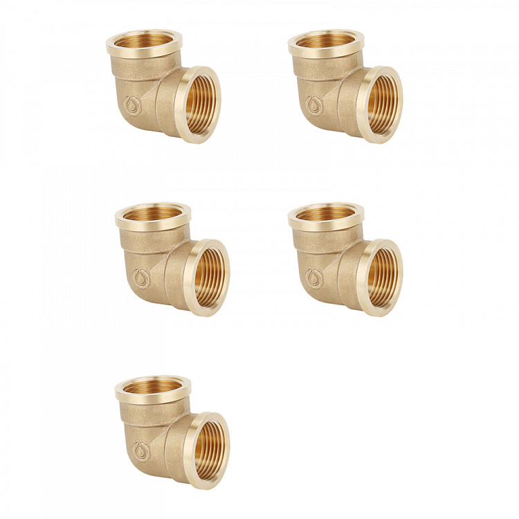 Угольник 90 ВР-ВР, латунный Gappo G1206.0605 1"х3/4" уп. 5 шт. - gappo-rus.ru