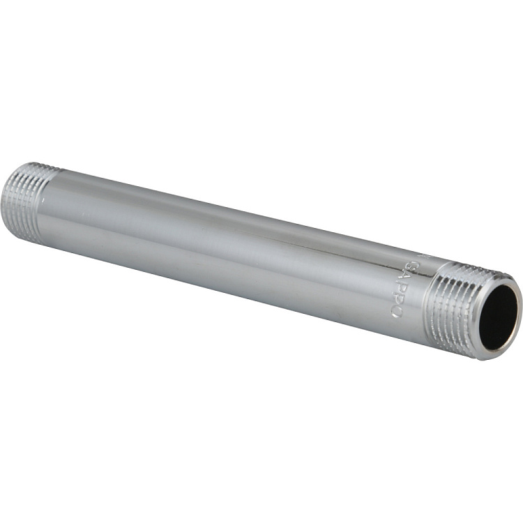 Удлинительный бочонок НР-НР, хромированный Gappo G2222.05200 3/4"x200 мм уп. 1 шт. - gappo-rus.ru
