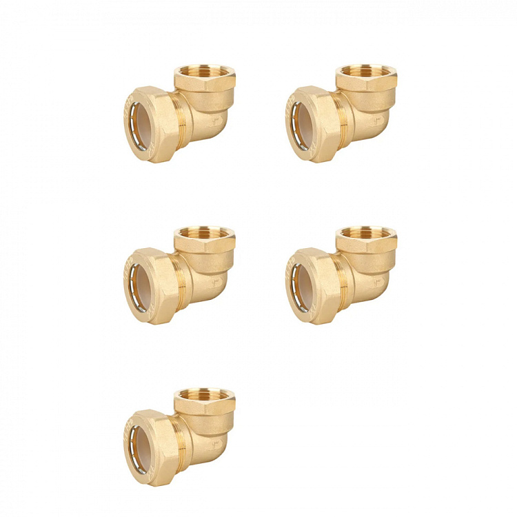 Угольник обжимной с внутренней резьбой Gappo G1253.2506 25х1" уп. 5 шт. - gappo-rus.ru