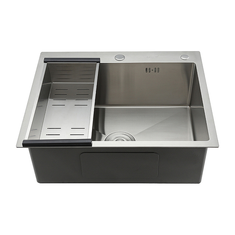 Мойка для кухни с коландером из нержавеющей стали Gappo GS6050 - gappo-rus.ru