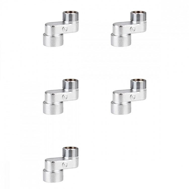 Эксцентрик НР-НР, никелированный Gappo G2292.50 1/2"x3/4"x50 уп. 5 шт. - gappo-rus.ru