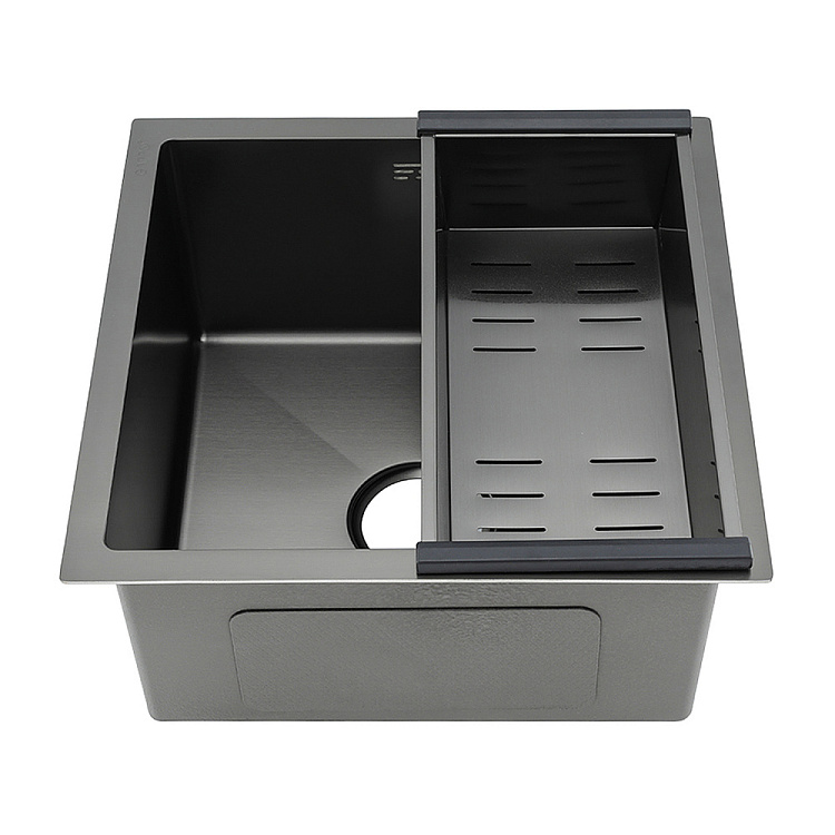 Мойка для кухни с коландером из нержавеющей стали Gappo GS4444-6 - gappo-rus.ru