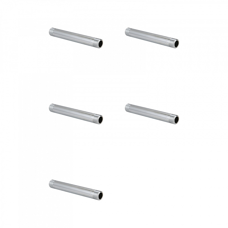 Удлинительный бочонок НР-НР, хромированный Gappo G2222.04080 1/2"х80 мм уп. 5 шт. - gappo-rus.ru