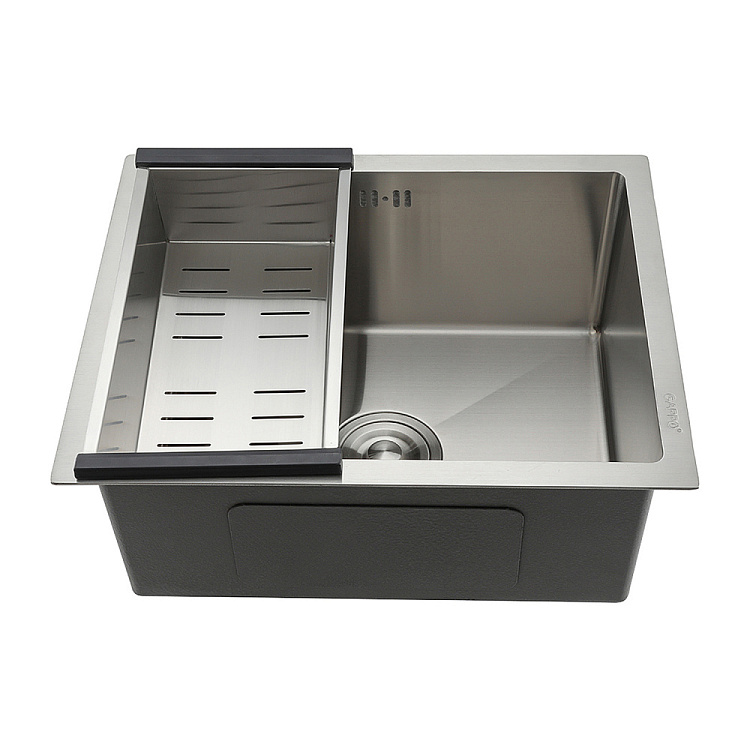 Мойка для кухни с коландером из нержавеющей стали Gappo GS5040 - gappo-rus.ru