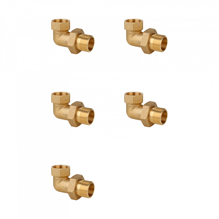 Американка угловая ВР-НР, латунная Gappo G1224.05 3/4" уп. 5 шт. - gappo-rus.ru