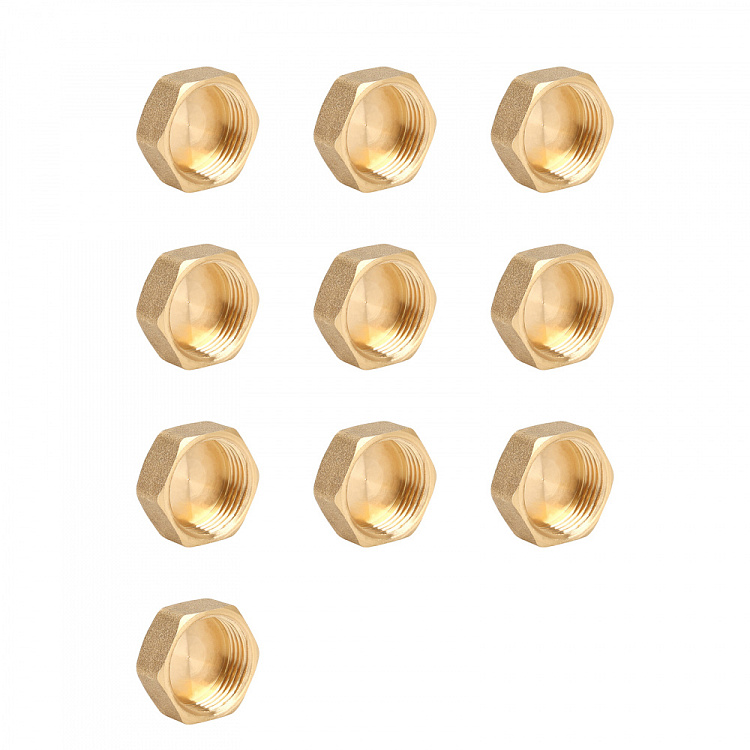 Заглушка ВР, латунная Gappo G1218.04 1/2" уп. 10 шт. - gappo-rus.ru