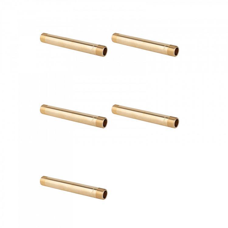 Удлинительный бочонок НР-НР, латунный Gappo G1222.04080 1/2"х80 мм уп. 5 шт. - gappo-rus.ru