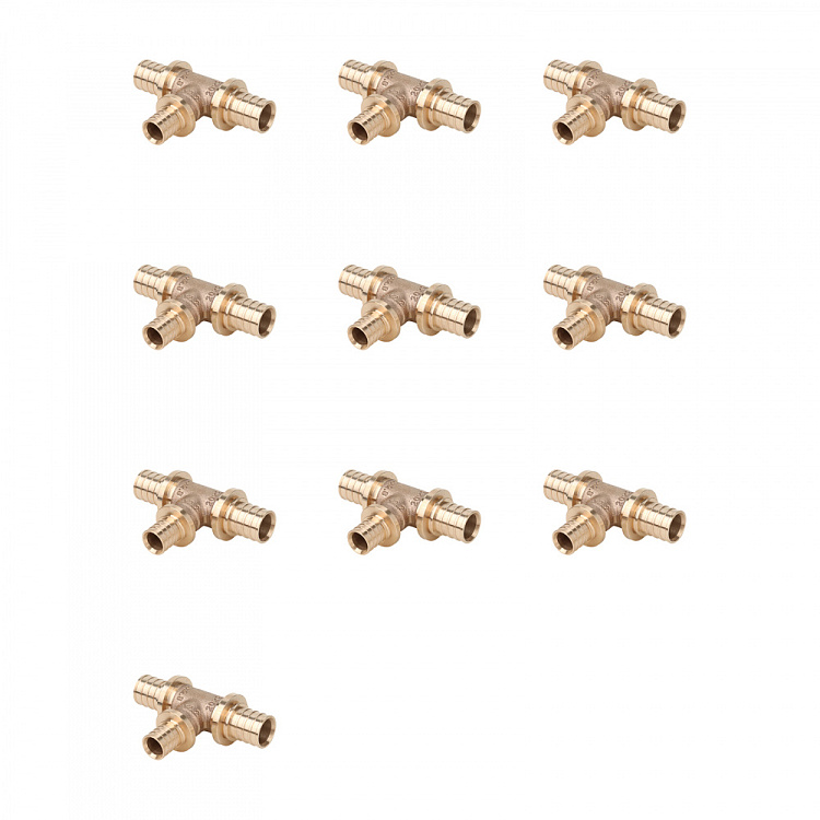 Тройник переходной бронзовый Gappo G2305.1620 20х16х16 уп. 10 шт. - gappo-rus.ru