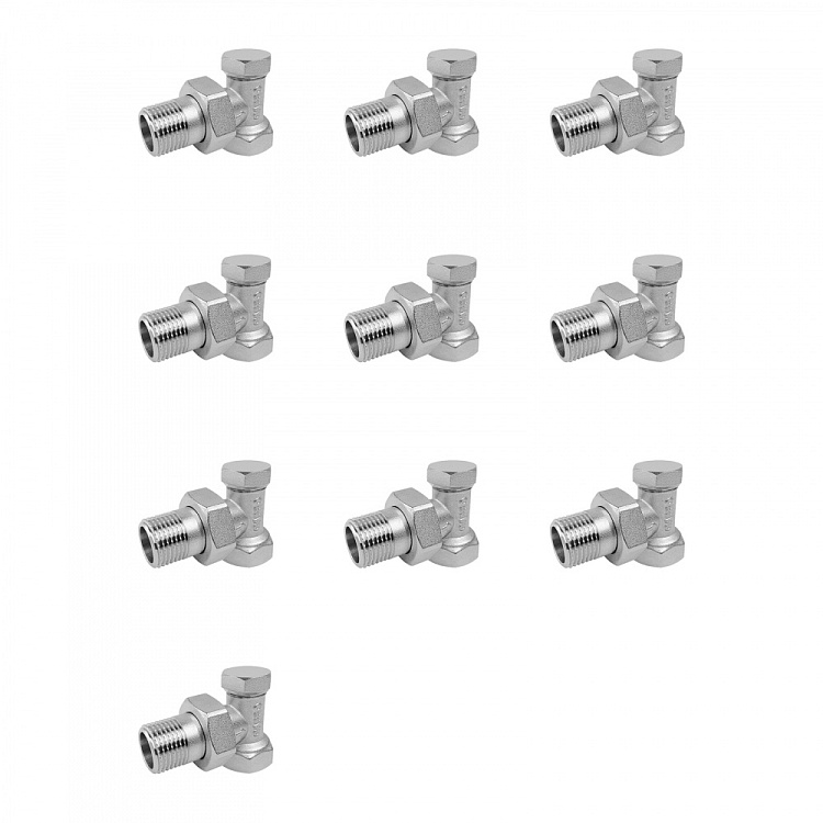 Клапан настроечный угловой ВР-НР, радиаторный Gappo G262.04 1/2" уп. 10 шт. - gappo-rus.ru