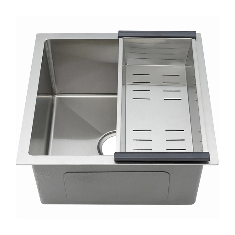 Мойка для кухни с коландером из нержавеющей стали Gappo GS4444 - gappo-rus.ru