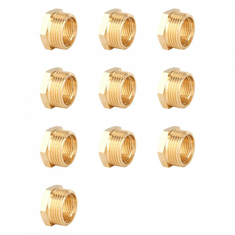 Футорка НР-ВР, латунная Gappo G1219.0504 3/4"х1/2" уп. 10 шт. - gappo-rus.ru