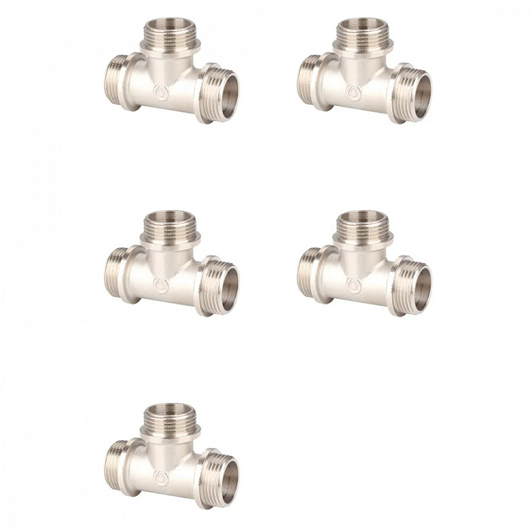 Тройник НР-НР-НР, никелированный Gappo G2211.05 3/4" уп. 5 шт. - gappo-rus.ru