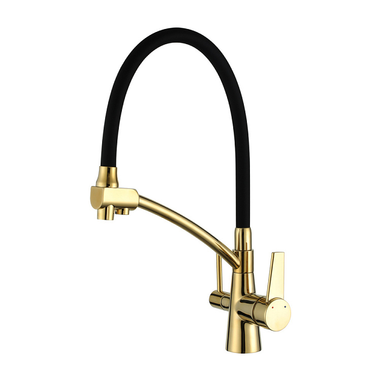 Смеситель для кухни со встроенным фильтром (краном) под питьевую воду Gappo G4398-13 - gappo-rus.ru