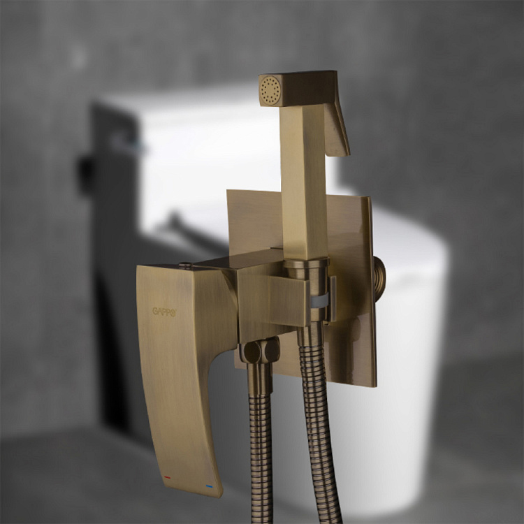 Смеситель с гигиеническим душем Gappo G7207-4 - gappo-rus.ru