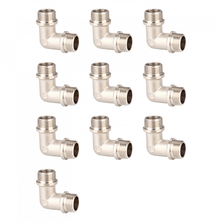 Угольник 90 НР-НР, никелированный Gappo G2208.04 1/2" уп. 10 шт. - gappo-rus.ru